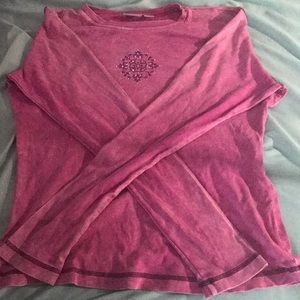 Y2K pink long sleeve tee